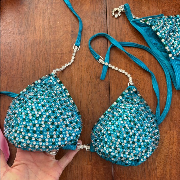 Angel Competition Bikini Aqua blue - Picture 12 of 17